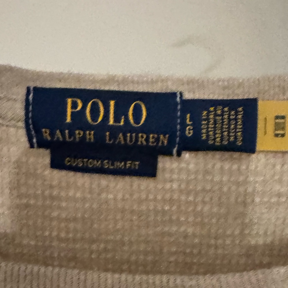 Ralph Lauren Tan Waffle Knit Top - Picture 2 of 4